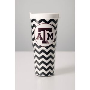 Texas A&M Chevron Travel Tumbler